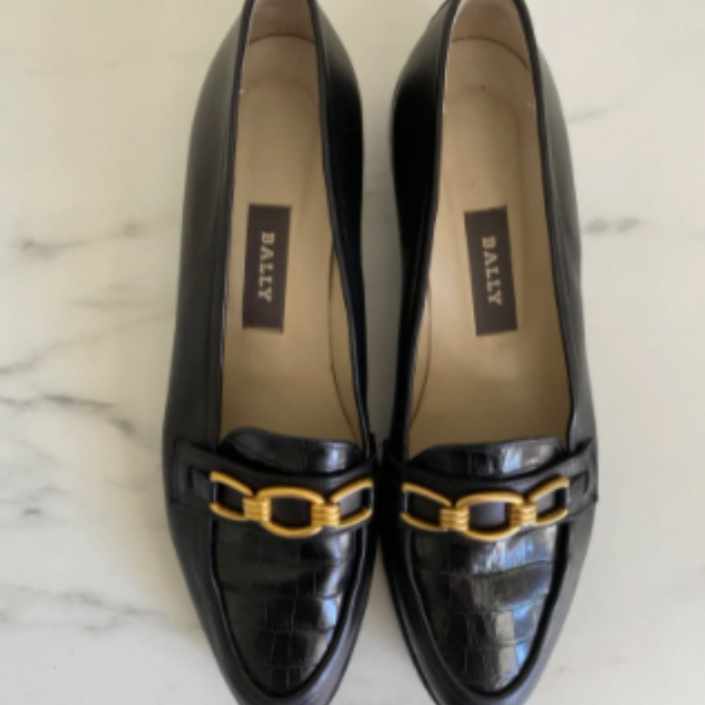 Bally Tiffany Loafers | Women's Croc Leather Loafers | 9.5 | NWOT - Picture 8 of 8